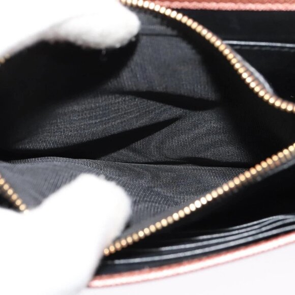 PRADA Chain Shoulder Bag Leather Pink Gold Auth 127990 - Picture 12 of 16